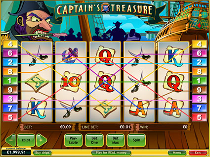 Captain Treasure Slot 75339