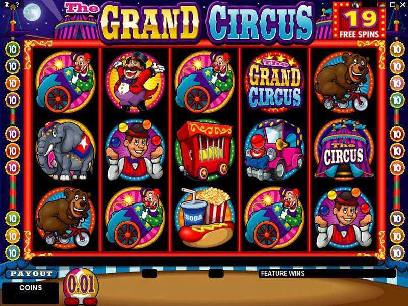 reel circus игровой автомат